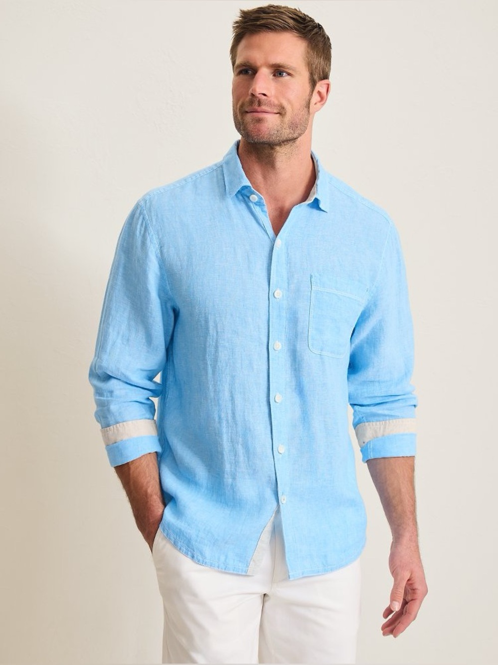 Tommy Bahama Paradise Breezer Linen Long-Sleeve Shirt Size XL